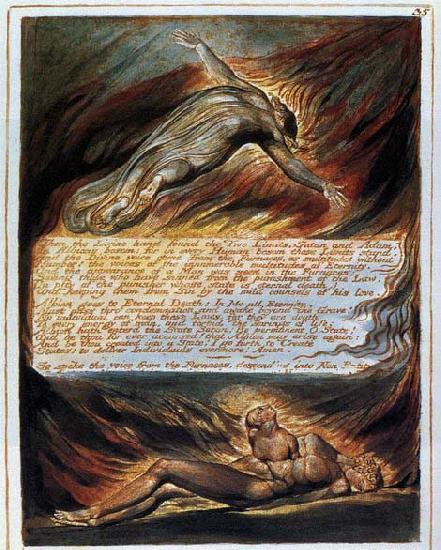 Blake, William The Descent of Christ Sweden oil painting art